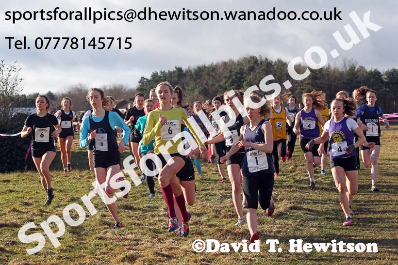 Durham Schools Cross Country, Meadowfield Leisure Centre, Meadowfield. Photo: David T. Hewitson/Sports for All Pics
